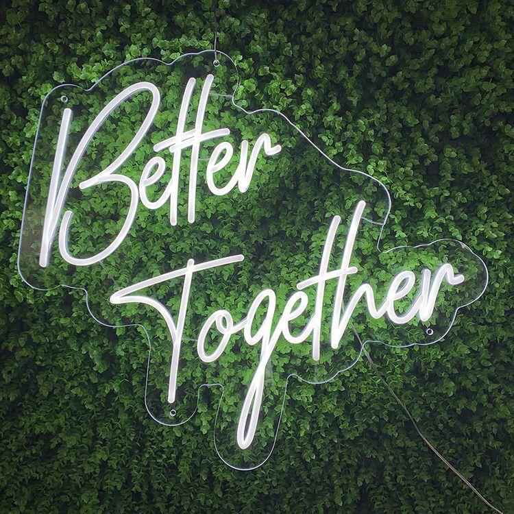 Better Together - LED Schriftzug - Neon Lampe