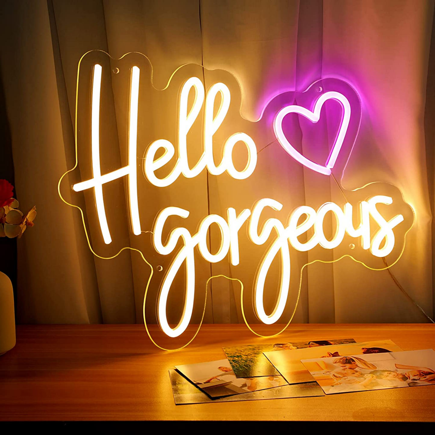 HELLO GORGEOUS- Neon Sign
