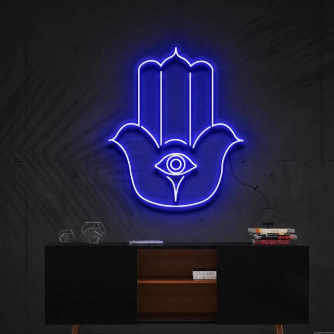 HAMSA EVIL EYE- Neon Sign