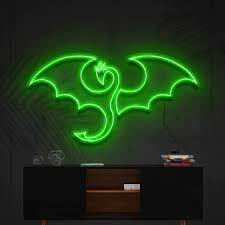 DRAGON- Neon Sign 24 by 26 Inches