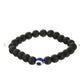 PD Enterprise Black Evil Eye Beaded Bracelet Unisex