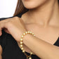 Gold Plated Pearl Bracelet