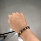 Tiger Eye Matte Black Beaded Bracelet(Combo)