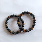 Tiger Eye Matte Black Beaded Bracelet(Combo)