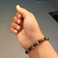 Tiger Eye Matte Black Beaded Bracelet(Combo)