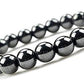 Natural Round Beads Magnetic Hematite Crystal Stone 8mm Bracelet (Pack of 2)