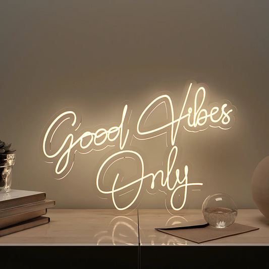 GOOD VIBES ONLY- Neon Sign