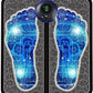 Foot Massager Feet Massage Machine ,Electronic Muscle Stimulator Massage Mat USB Rechargeable Massager (Black)