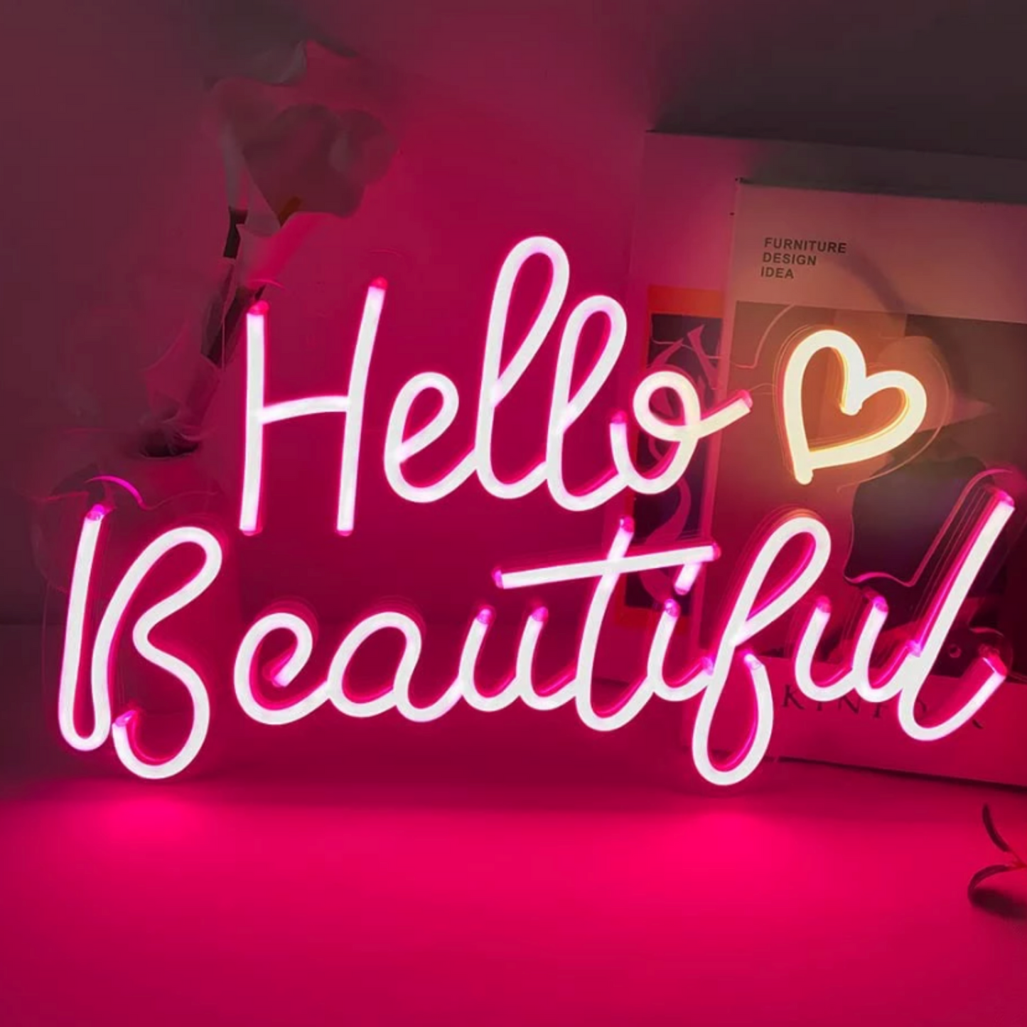HELLO BEAUTIFUL- Neon Sign