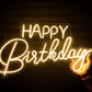 HAPPY BIRTHDAY (DOUBLE LINE) - Neon Sign