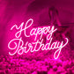 HAPPY BIRTHDAY (DOUBLE LINE) - Neon Sign