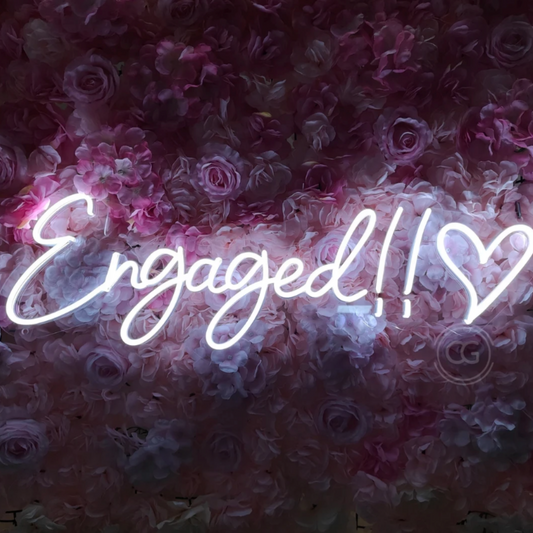 Engaged Neon Sign