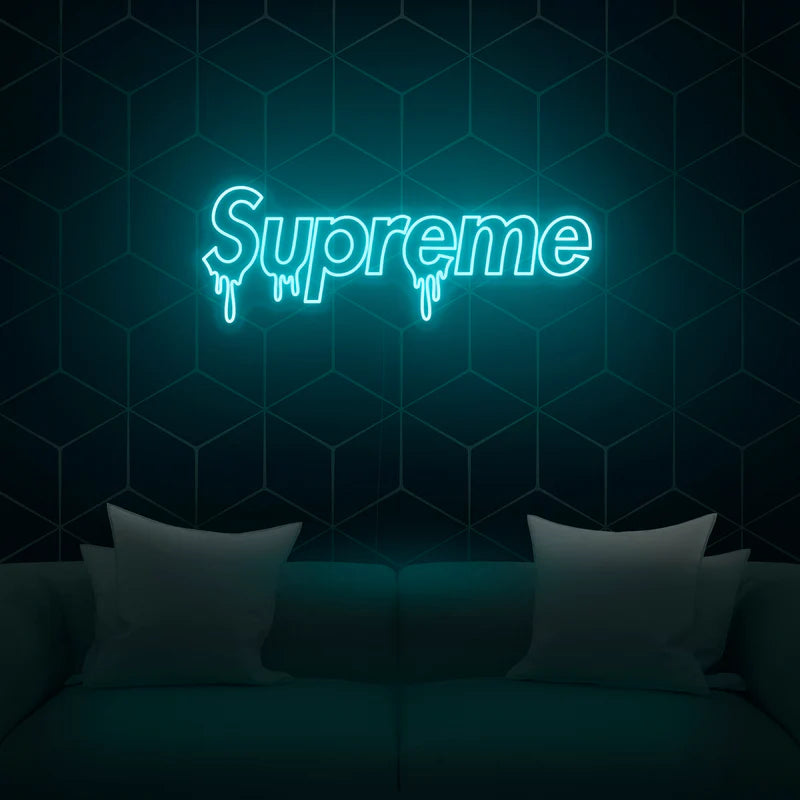 SUPREME DRIP- Neon Sign