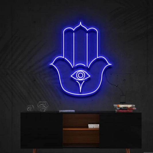 HAMSA EVIL EYE- Neon Sign