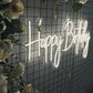 HAPPY BIRTHDAY (SINGLE LINE)- Neon Sign