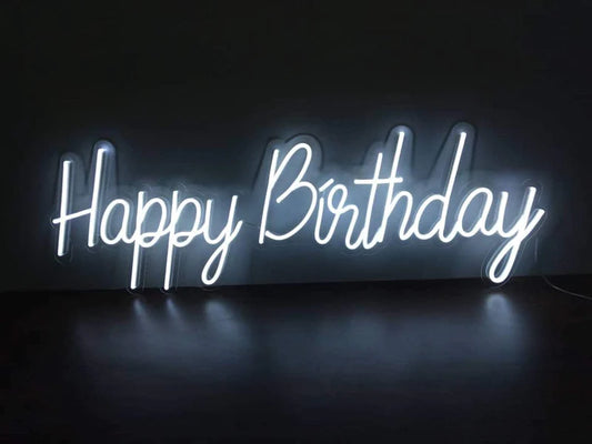 HAPPY BIRTHDAY (SINGLE LINE)- Neon Sign