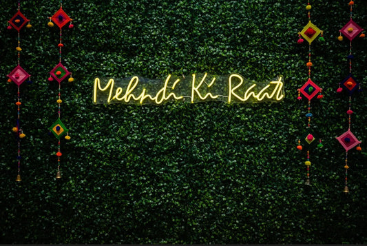 MEHNDI KI RAAT- Neon Sign