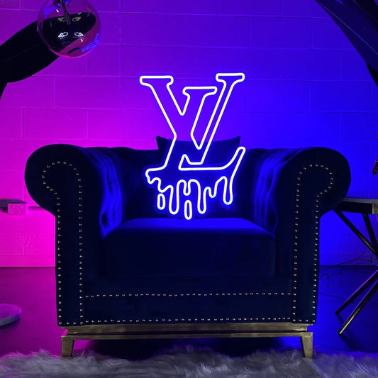 MONOGRAM DRIP- Neon Sign