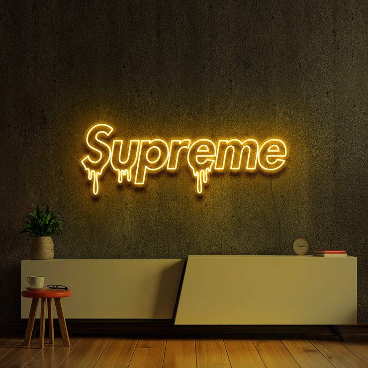 SUPREME DRIP- Neon Sign